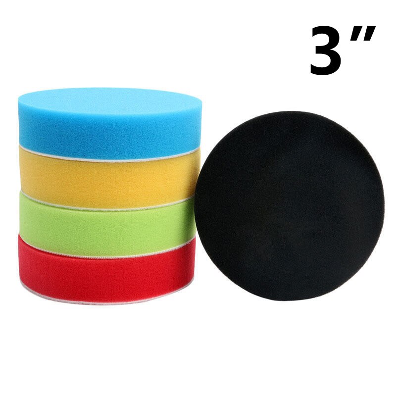 3 Inch Spons Polijsten Pads Vervangende Onderdelen Set Kit Thuis Glas Schuim