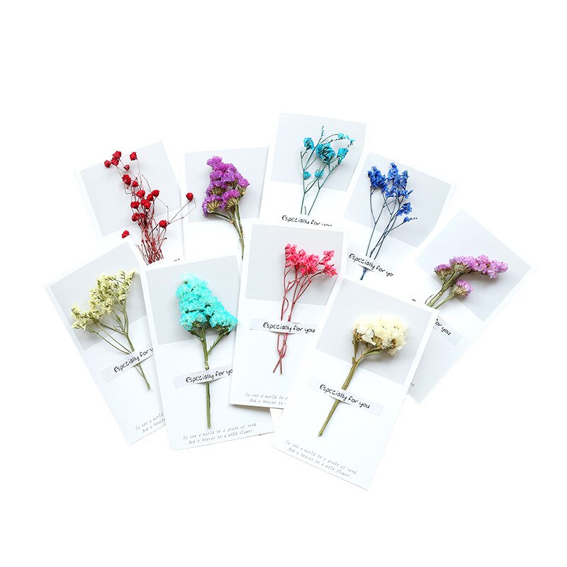 30 st papper gratulationskort gör det själv torkad blomma handgjorda inbjudningskort födelsedagsfest inbjudningskort dekorera kort