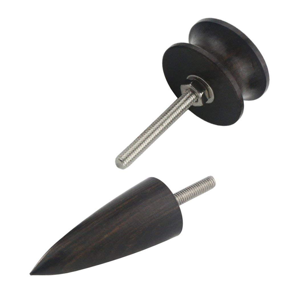 For Dremel Rotary Tools 7Style Ebony Leather Burnisher Electric Polished Head Leather Tools Leather Slicker Tool Drill Sets