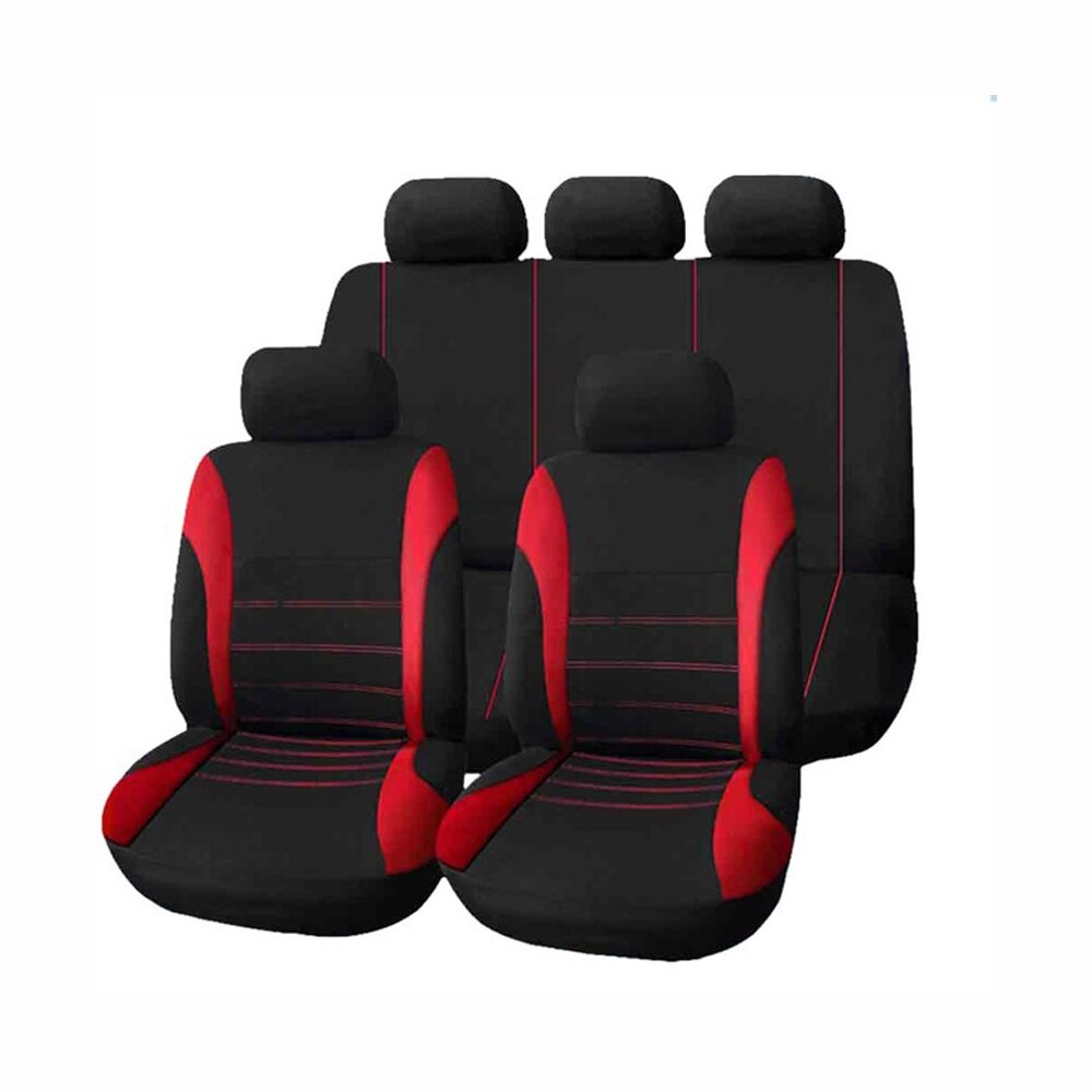 summer car seat cover auto seats covers ventilation accessories for fiat idea linea marea Multipla palio Panda Punto Qubo Tipo: Red