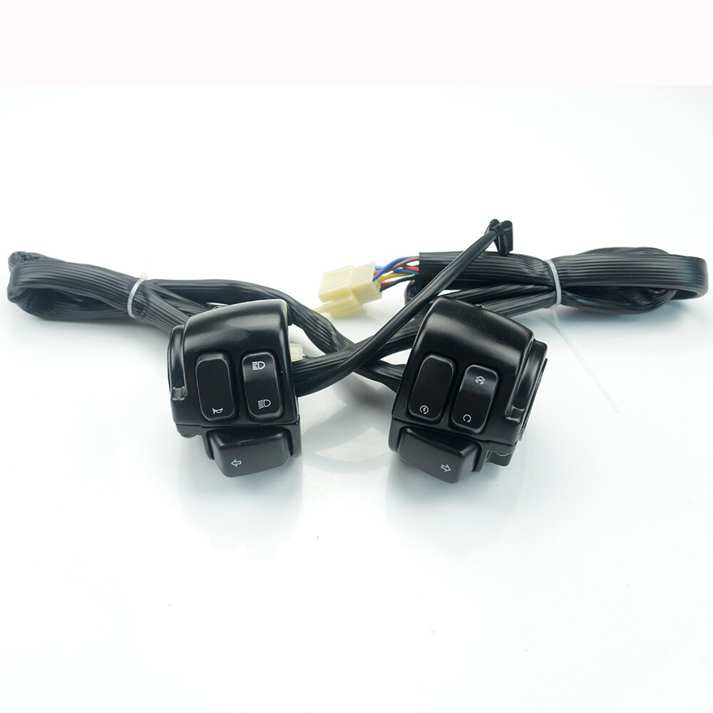 Evomosa-interrupteur à commande de klaxon pour phare de moto HARLEY, SOFTAIL 1 ", 25mm, pour harnais de câblage