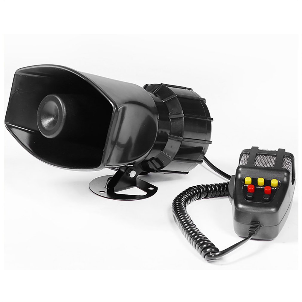 HW-1007B Motorcycle Speaker Mouth 7 Tone 12v100w Shouting Speaker Practical Accessories