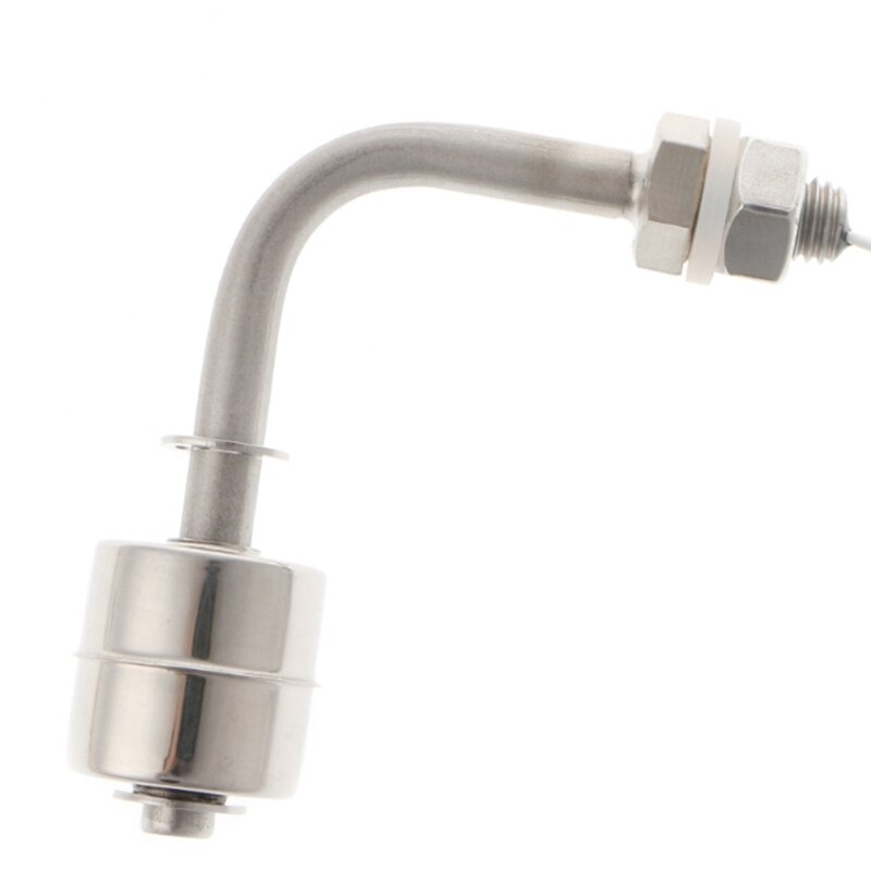Stainless Steel Float Switch Right Angle Vertical Head Liquid Water Tank Level Sensor