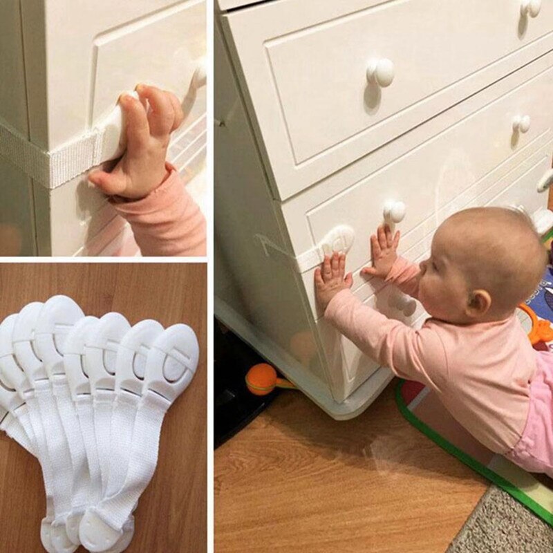 3pcs Plastic Baby Safety Protection From Children In Cabinets Boxes Lock Drawer Door Terminator Security Product
