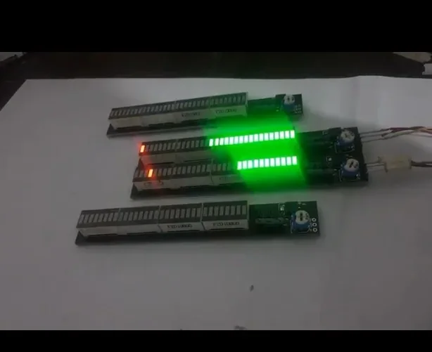 LED-Musikspektrumanzeige 64x2 – VU-Meter Mit RGB, Fernbedienung, 19 Farben Für HiFi & PA LED-Musikspektrumanzeige 64x2 – VU-Meter Mit RGB, Fernbedienung, 19 Farben Für HiFi & PA