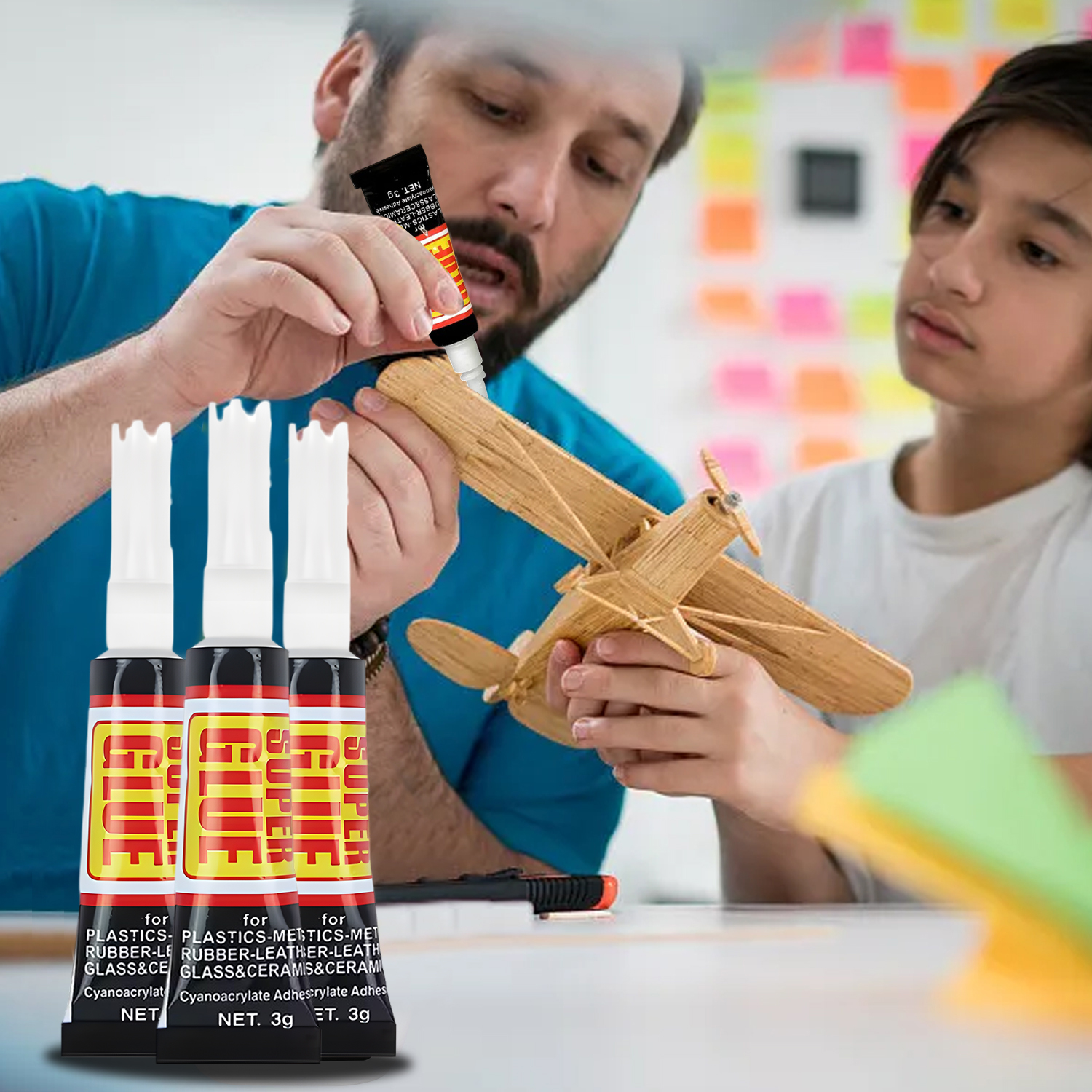 10/50pz Liquido super Colla Legno Gomma Metallo Vetro Cianoacrilato Adesivo Istantaneo forte Legame Pelle Scarpe Ad Asciugatura Rapida Colla di Riparazione