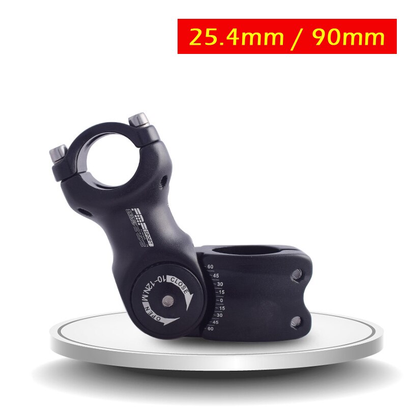 Góra rower regulowana kierownica kąt kierownica 25.4 / 31.8 kierownica wysokość podwyższona kierownica 90mm / 110mm: 25.4mm-90mm