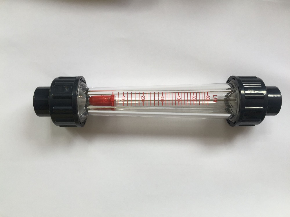 LZS-15 1/2 "10-100L/H Wwater Flow Meter Indicator Teller Rotameter Vloeibare Flowmeter 202Mm