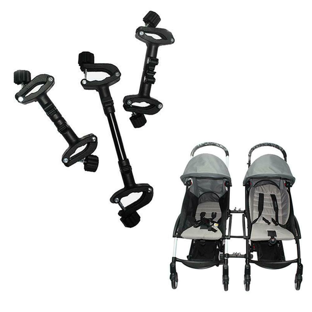 3 uds conector de cochecito de seguridad cochecito para gemelos Linker Universal fácil uso acoplador arbusto portátil Junta ajustable accesorios de silla de paseo