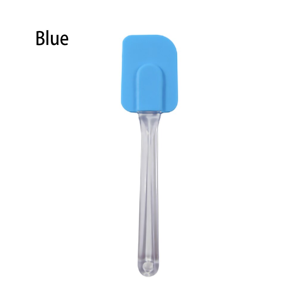 High Temperature Silicone Scraper To Make Cake Baking Cream Spatula: Blue