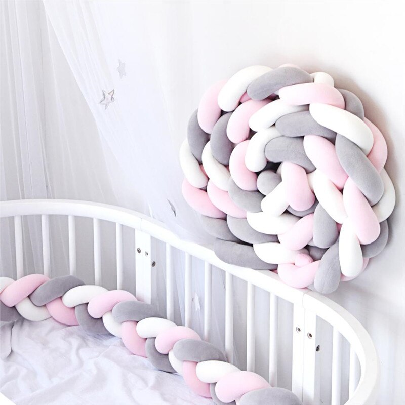 2M Baby Bed Bumper Voor Pasgeboren Baby Bumper Voor Jongens Meisjes Baby Crib Bumper Cot Protector Cuna Para Bebe vangrail Voor Bed Room