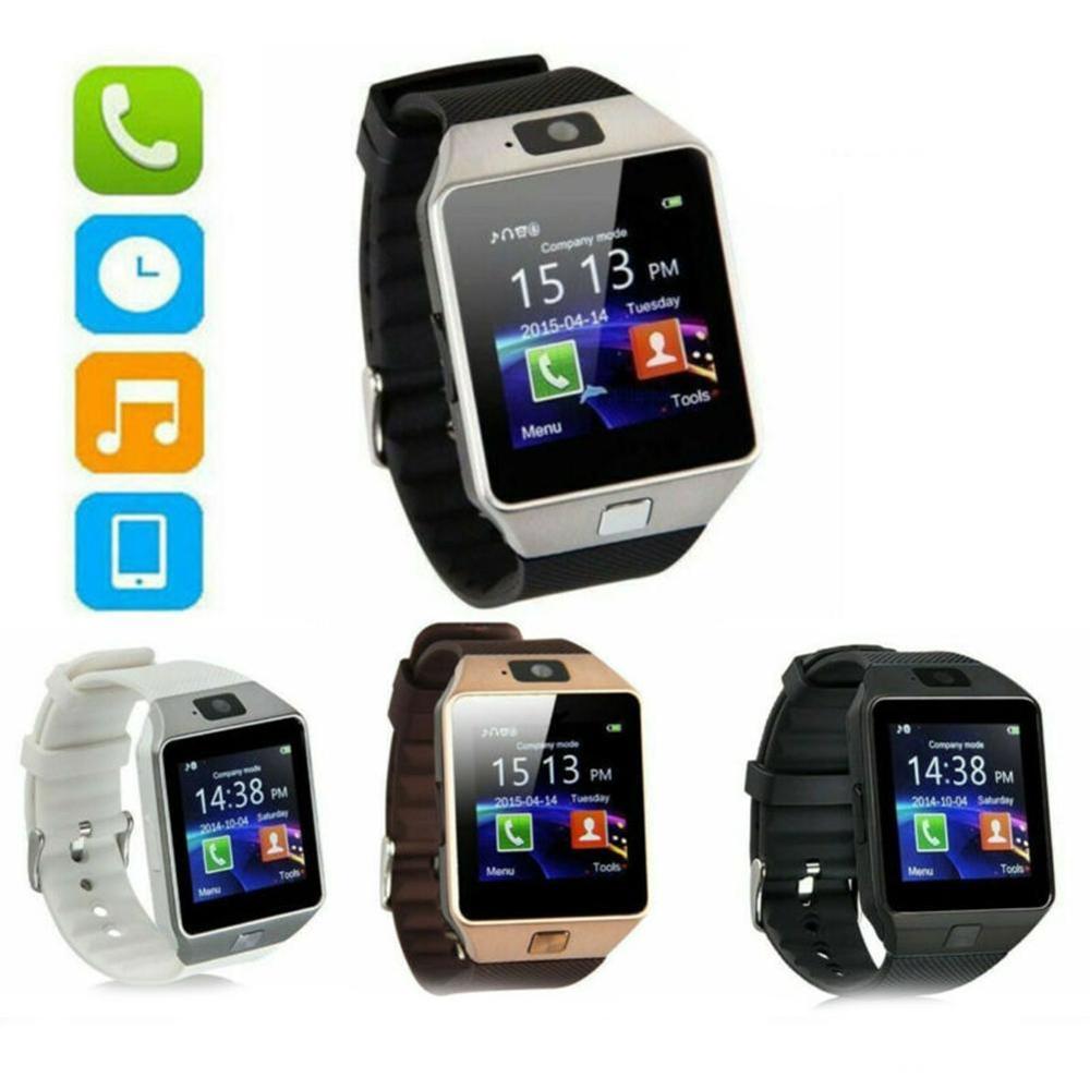 Dz09 skærm smart ur med kamera bluetooth armbåndsur understøttes sprog android til ios sim smartwatch multikort telefoner  z6 r 0