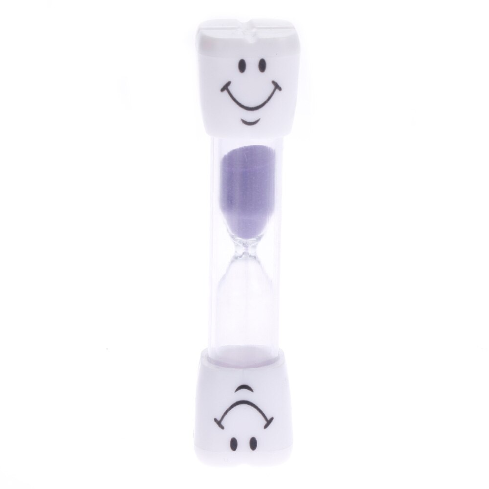 Tand Zand Smiley Decoratie Thuis 2/3 Minuten Borstelen Zandloper Timer: purple