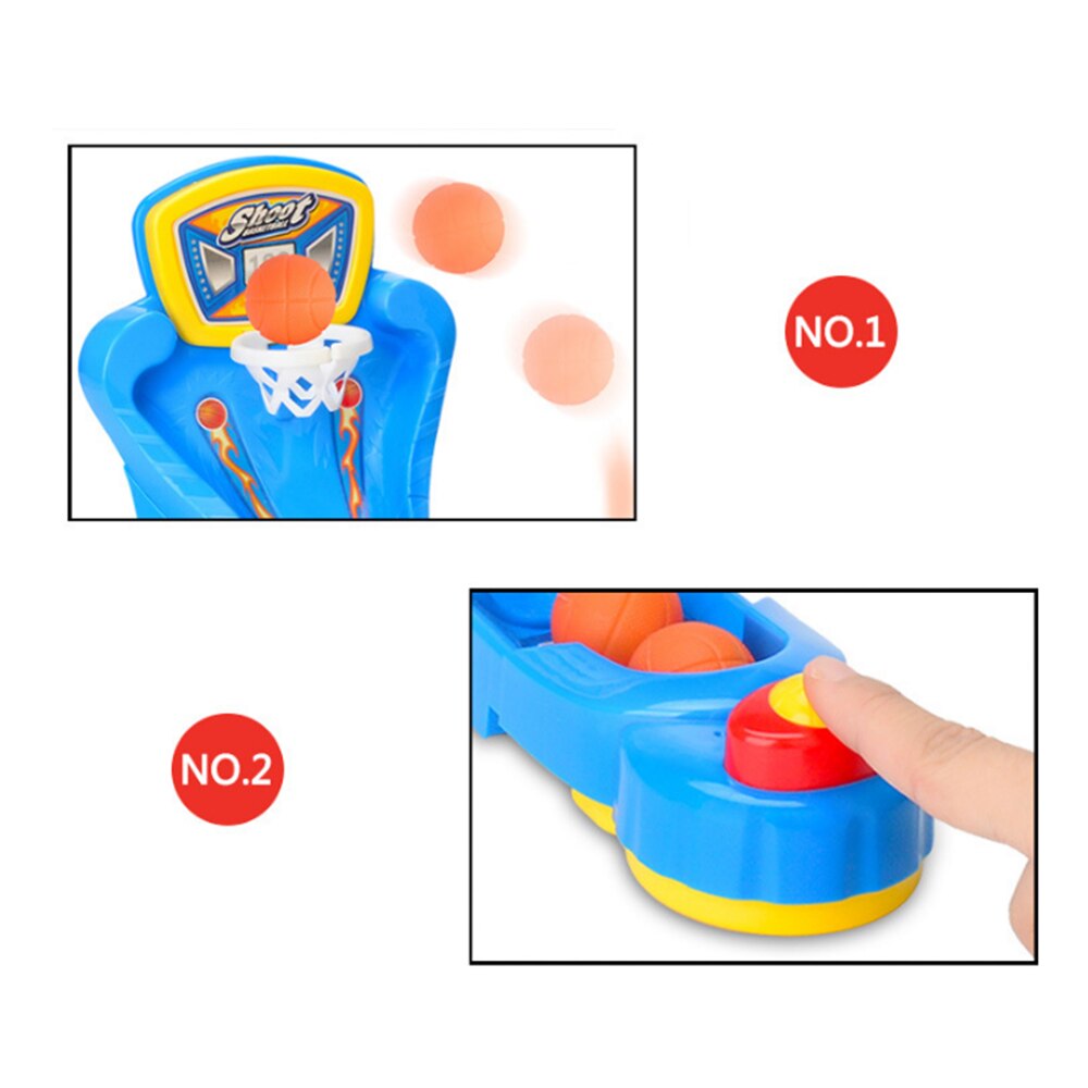 Mini juego de mesa de baloncesto de escritorio para niños, juguete educativo interactivo para niños con eyección de dedos
