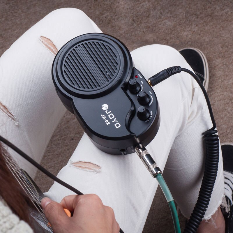 JOYO-amplificador de guitarra portátil JA-02, Mini amplificador de guitarra eléctrica, efecto de distorsión limpio, altavoz, Jack de auriculares de 3,5mm