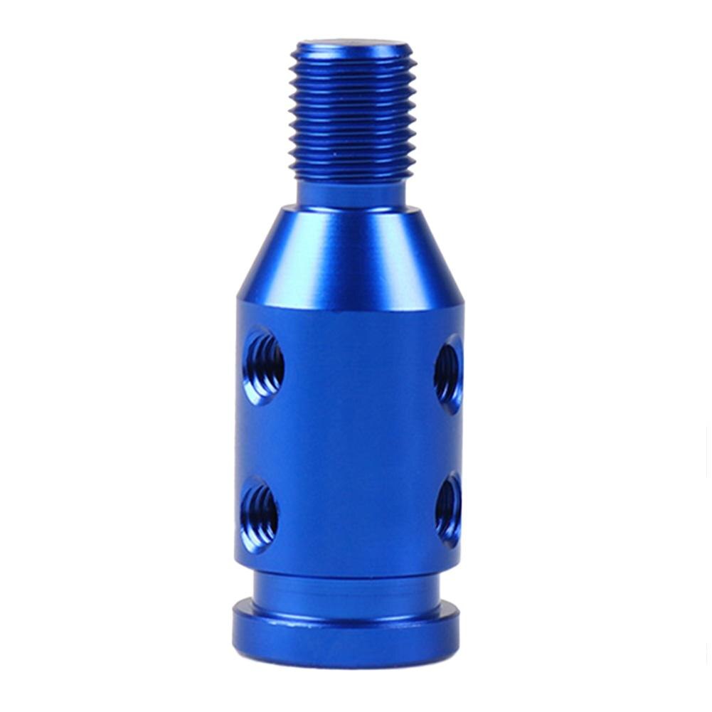 M10 x 1.5 Car Auto Universal Aluminum Gear Shift Knob Adapter Threaded Shifter Car Accessories Supplies Products: Blue