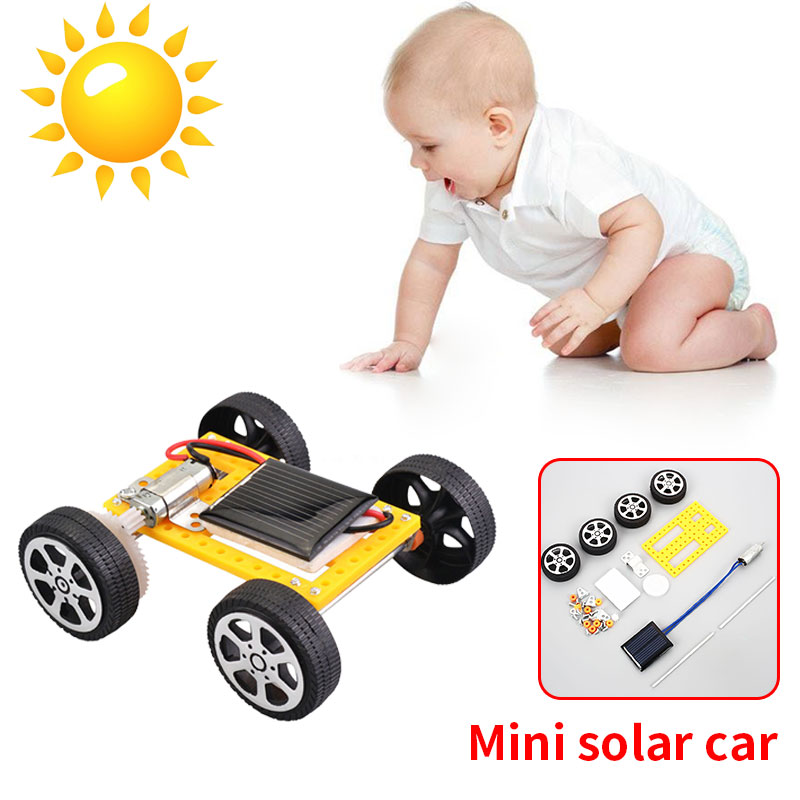 Solar Model Auto ABS Experimentele Model Handgemaakte Speelgoed Wetenschappelijke Handgemaakte Speelgoed Natuurkunde Onderwijs Tool