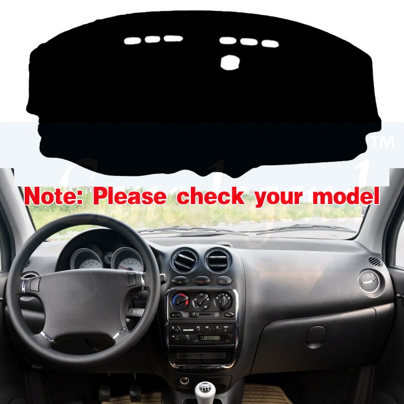 LIOUFTT Leather Car Dashmat Dashboard Cover Pad Dash Mat Carpet