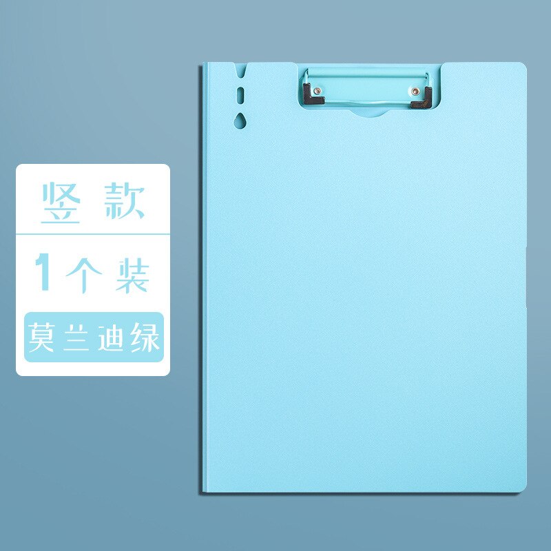 Dossier vertical A4, fournitures de bureau pour entreprises, classeur horizontal, livre de données, test, papier de stockage, clip pad: D3