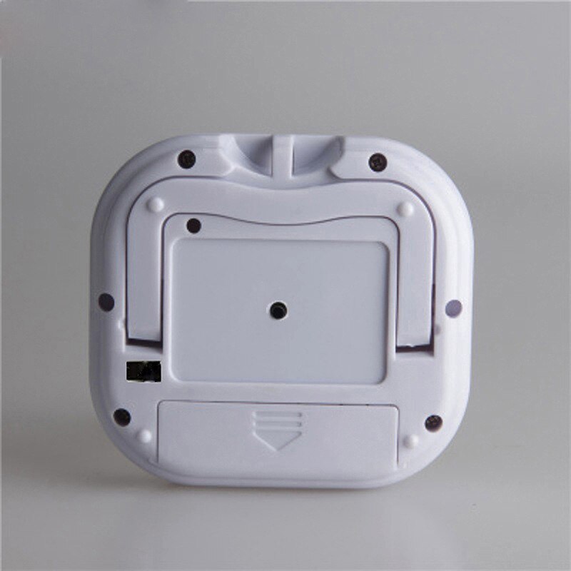 Portable LCD Digital Temperature Humidity Meter Indoor Outdoor Hygrometer Thermometer Tester Weather Station With Clock