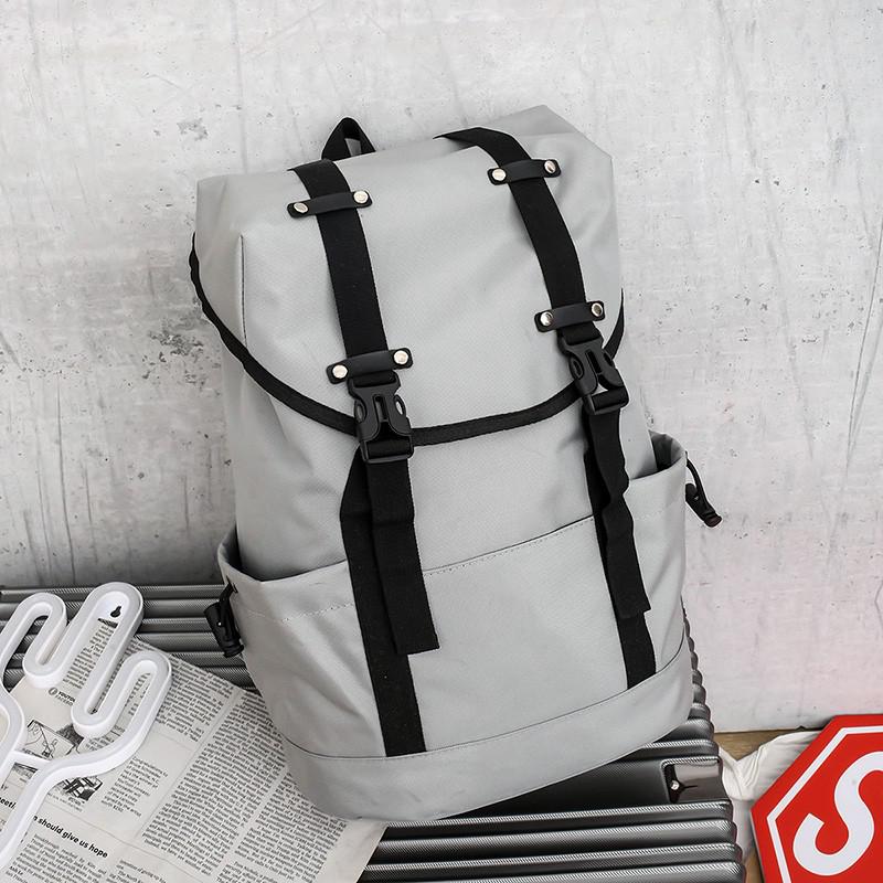 Unisex waterdichte laptoprugzak antidiefstal reistas damesrugzak grote schooltassen voor tienermeisjes mochila: Grijs