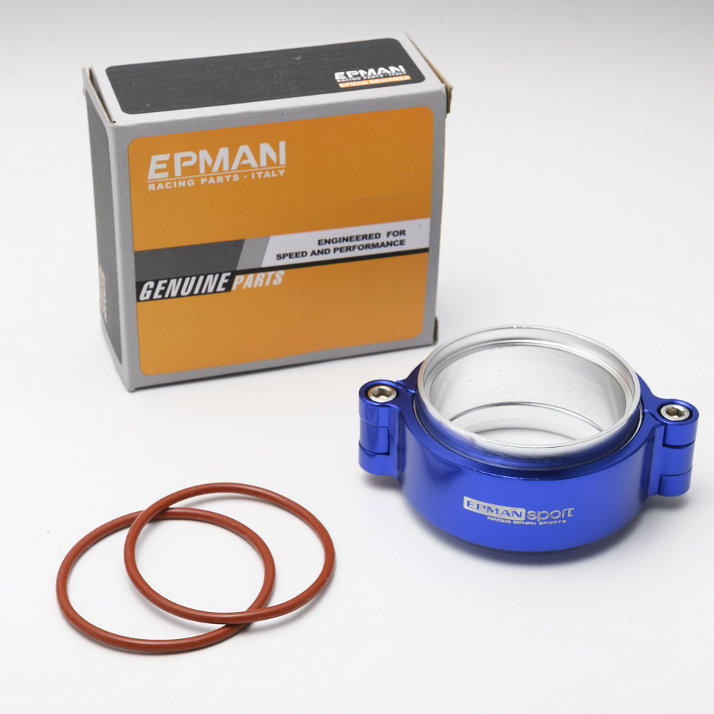 Epman HD Exhaust V-band Clamp System Assembly Anodized Clamp For 2&quot; OD Exhaust Downpipe Turbo Dump Pipe EPKKA51