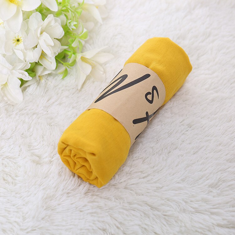Écharpe de de Styliste pour Femme, Foulard de Créateur en Coton, Convient comme Hijab, Châle, Pashmina et Paréo de Plage, Bandana à Porter Autour du Cou, Modèle Noir pour Homme: Ginger