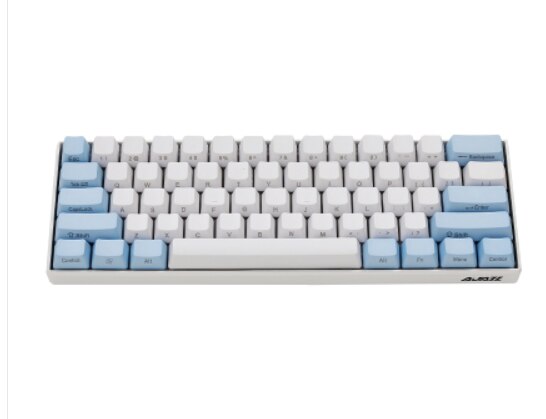 PBT copritasti è 60% 61 tasti fit per cherry MX interruttore tastiera meccanica libero di trasporto: YELLOW