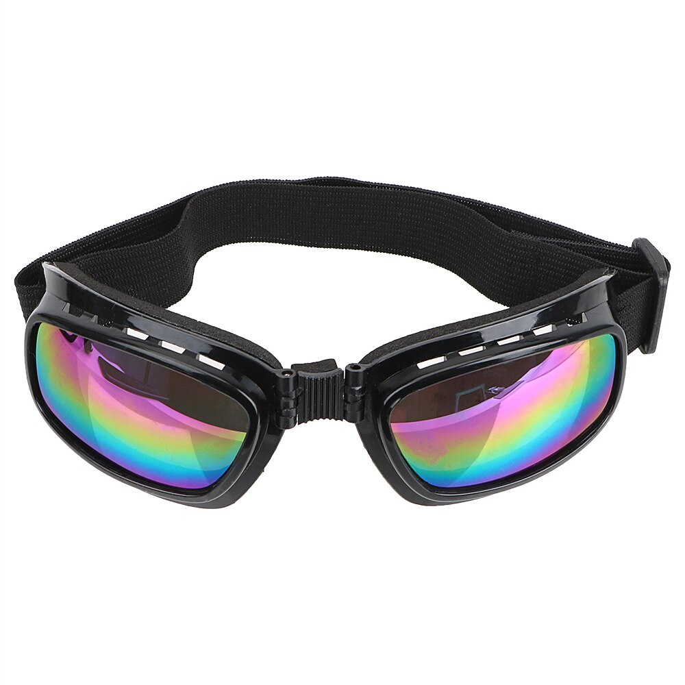 Anti-refleks motocross solbriller sportsskibriller motorcykelbriller vindtæt støvtæt uv-beskyttelse off-road briller: Farverig