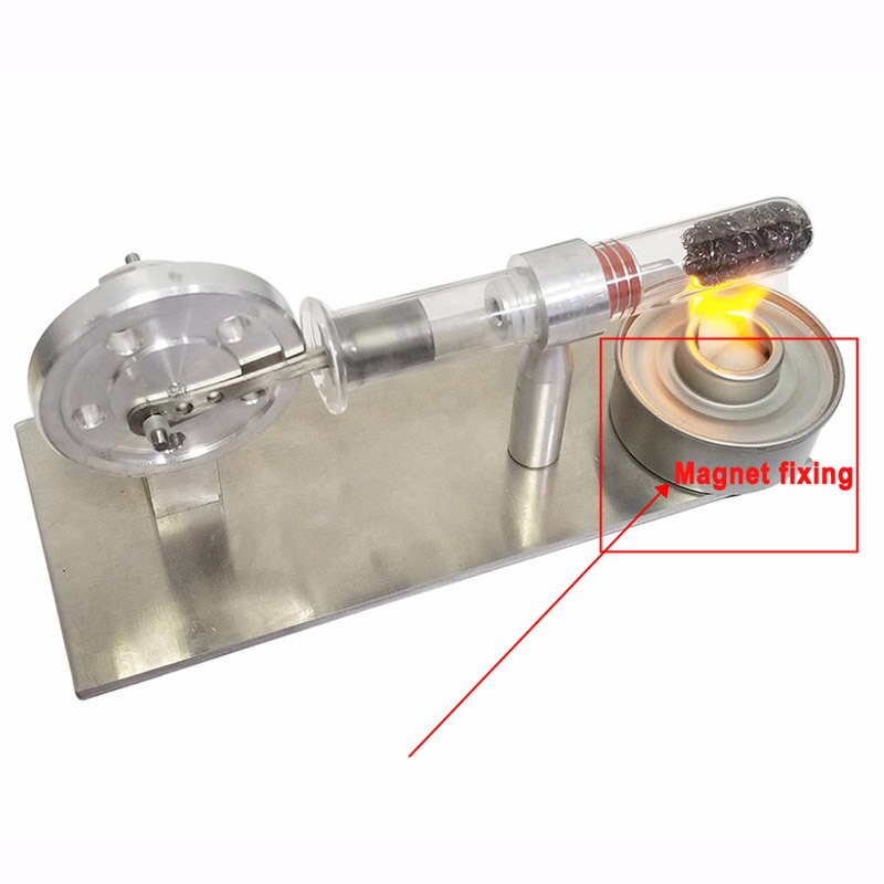 Mini Motore Stirling Mini Generatore di Turbina Esterno Modello di Motore A Vapore Scienza Rifornimenti di Formazione