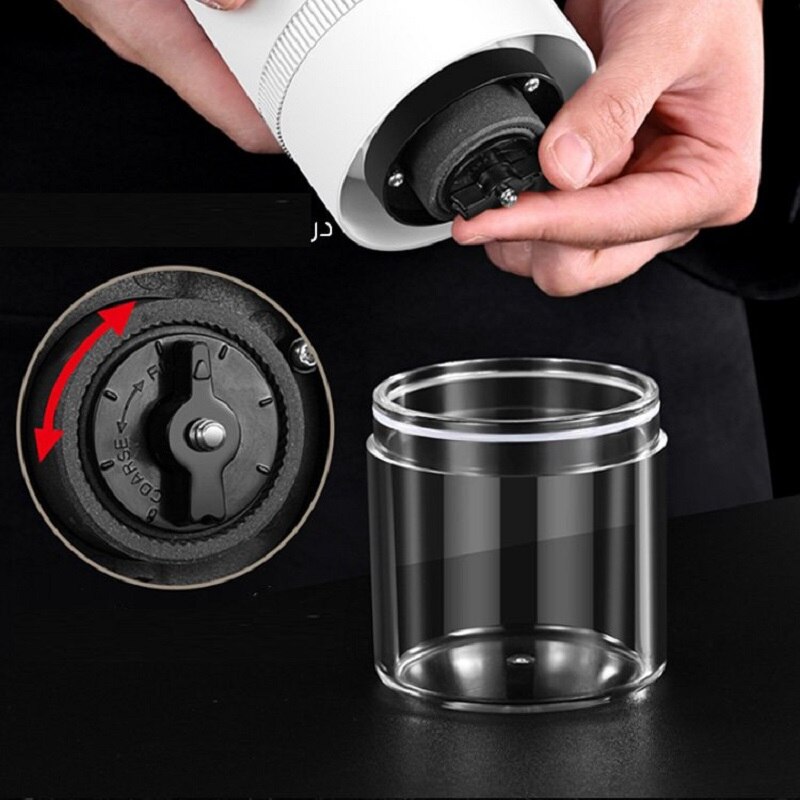 KATA Electric Coffee Grinder Automatic Beans Mill Portable Espresso Machine Maker for Cafe Home Travel USB Rechargeable