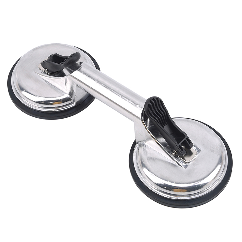 Upgrade Thickened Version Suction Cup Tile Stone Suction Device Glass Suction Tool Durable Metal Heavy Lifting Tool: Double