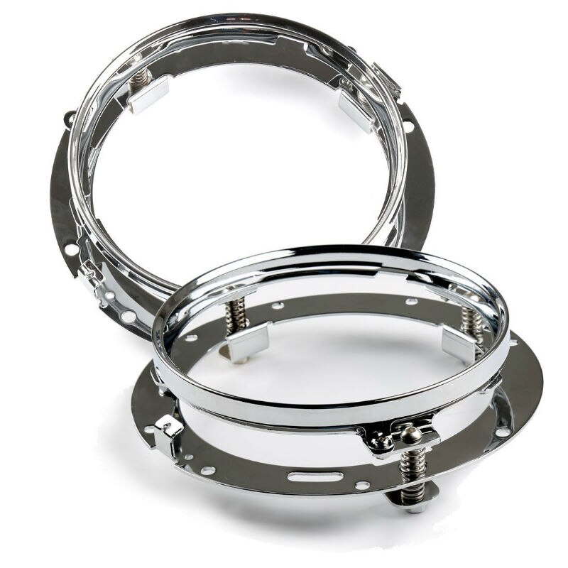 2 uds. Soporte de montaje para anillo de faro LED redondo de 7 pulgadas para soporte de lámpara de montaje de faro para Jeep Wrangler JK