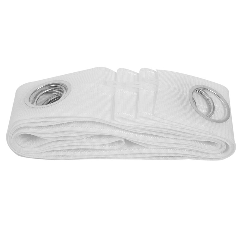 4X 5M Oogje Gordijn Tape 40 Ringen Accessoires Naaien Zilveren Gordijnen Jaloezieën