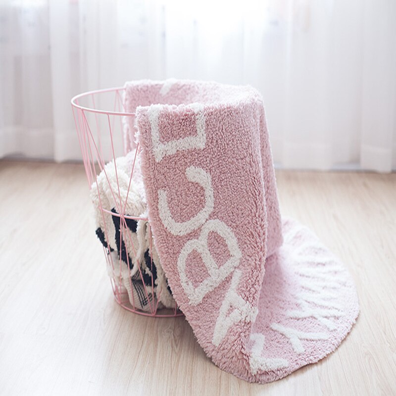 Tapis de jeu rond en peluche pour bébé, 1.2M, en coton, pour enfants, tente de tipi, maison de jeu éducative, Alphabet ABC