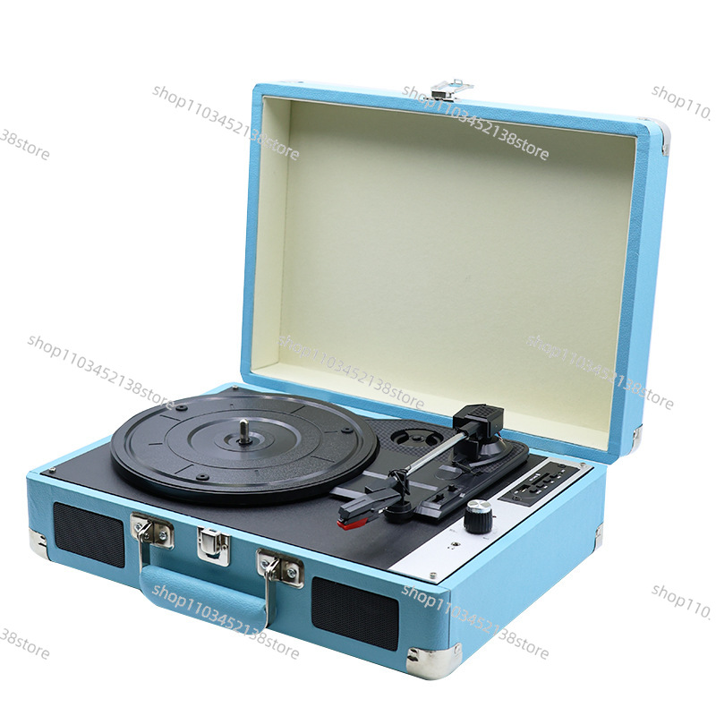 Reproductor de discos de vinilo Retro, fonógrafo, decoración para sala de estar, estéreo antiguo, europeos para el hogar