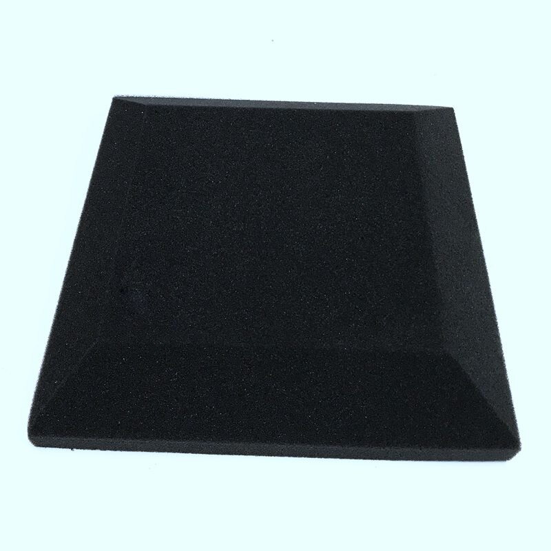 Paneles de espuma acústica para estudio, 6 uds., baldosas de techo a prueba de sonido para estudio KTV, absorción de ruido, cuadrados de 12 pulgadas x 12 pulgadas x 2 pulgadas