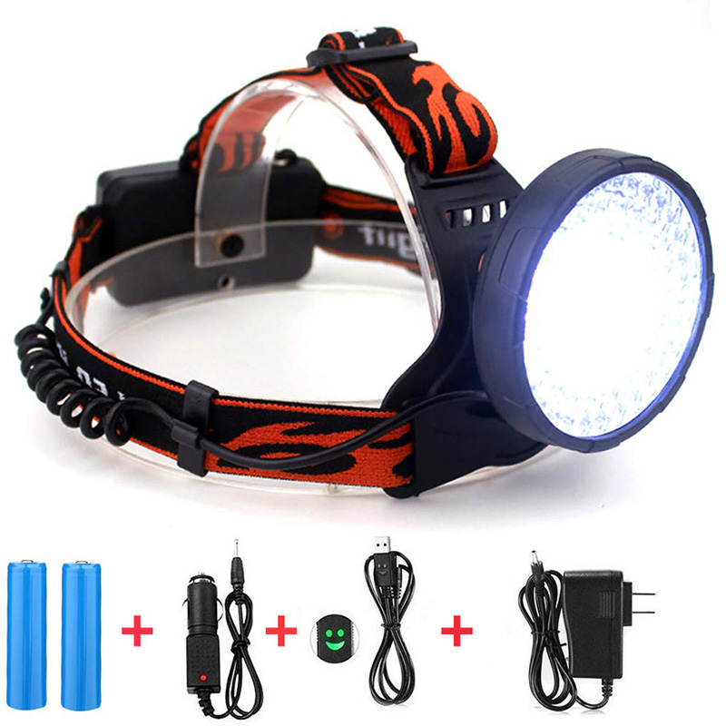 100 LED Scheinwerfer 10W 4 Modi Weiß + 395nm UV Schwarzlicht Kopf Taschenlampe Licht Wiederaufladbare Im Freien Wasserdichte Leistungsstarke UV licht: withe 2 battery / EU