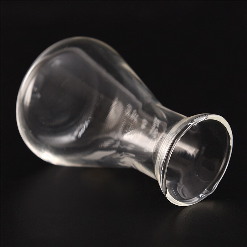 1 frasco Erlenmeyer de cristal transparente, frasco de cristal amplio triangular, frasco cónico de 50ml, equipo de Labrador