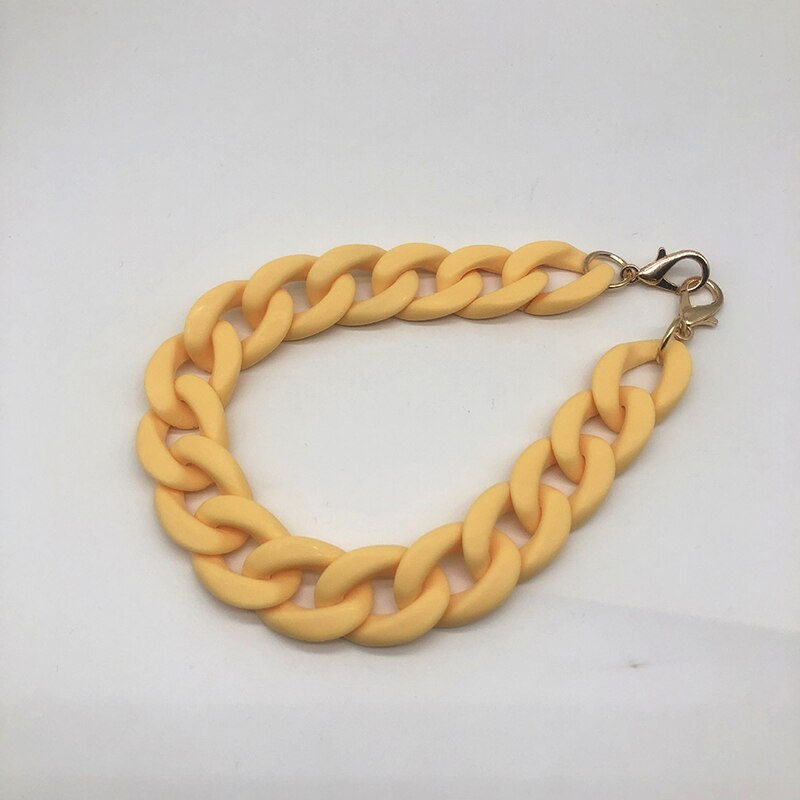 38-60cm kettingen van acrylhars voor tassen, handtassen, dames, gouden taskettingen voor plastic tassen, accessoires van acrylkunststof.: 4(60cm)