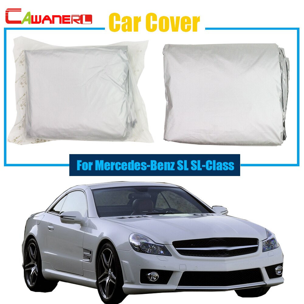 Cawanerl Auto Cover Anti UV Zonnescherm Voor Mercedes-Benz SL SL-Klasse Regen Sneeuw Zon Slip Cover auto-Cover Stofdicht