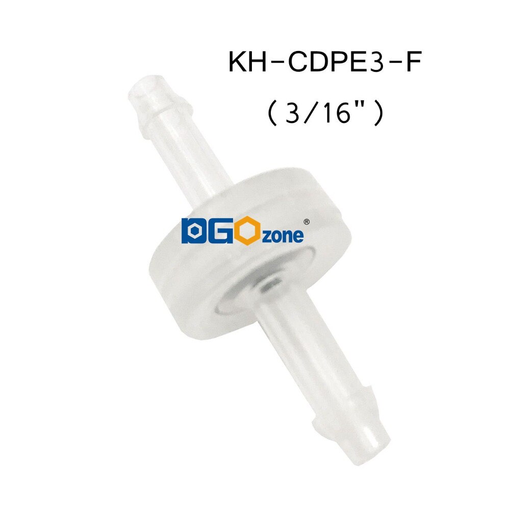 Livsmedelsventil pp plast backventil backventil 1/8 "  to 3/8 " ventil kh-cdpe-f-serien dgozone