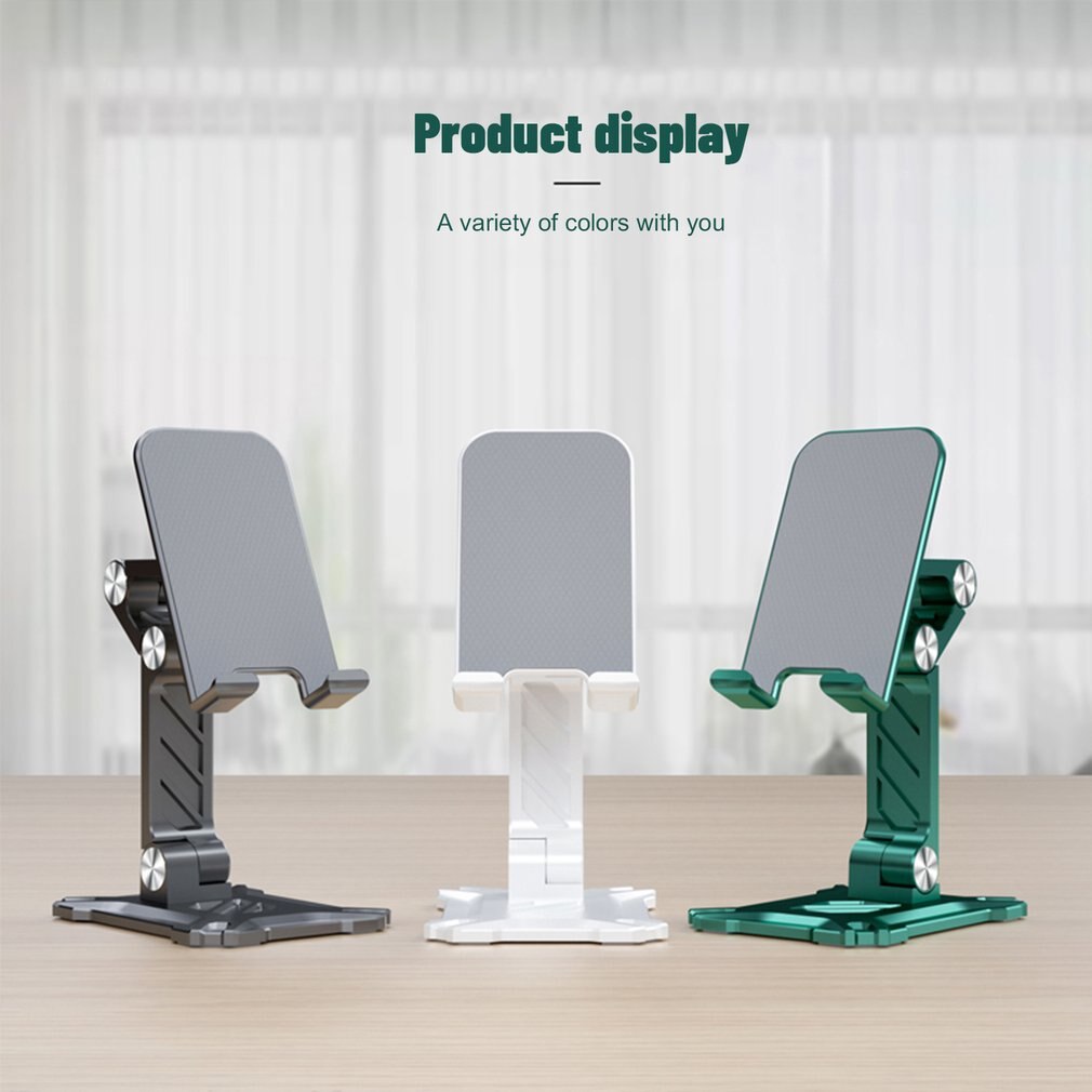 Foldable Desktop Tablet Mobible Phone Holder Cradle Stand for iPhone iPad Height Angle Adjustable Phone tablet holder Tablet