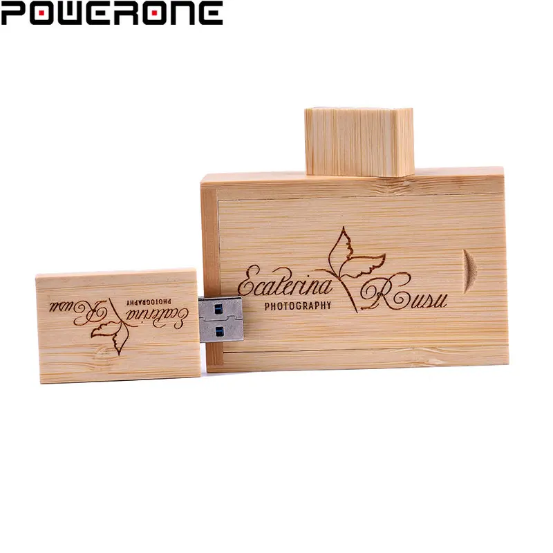 1 Uds. Unidades Flash USB con logotipo personalizado gratis, unidad colgante de bloque de madera de 64GB, unidad de bolígrafo de de boda de 32GB, memoria USB 2,0 de 16GB, 8GB, 4GB