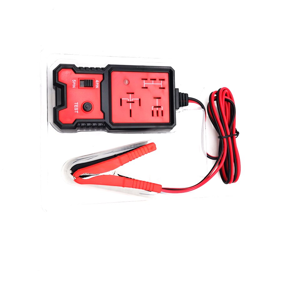 DC 12V Electric Car Relay Tester Battery Diagnostic Tool Bayonet Pin Relay Detector