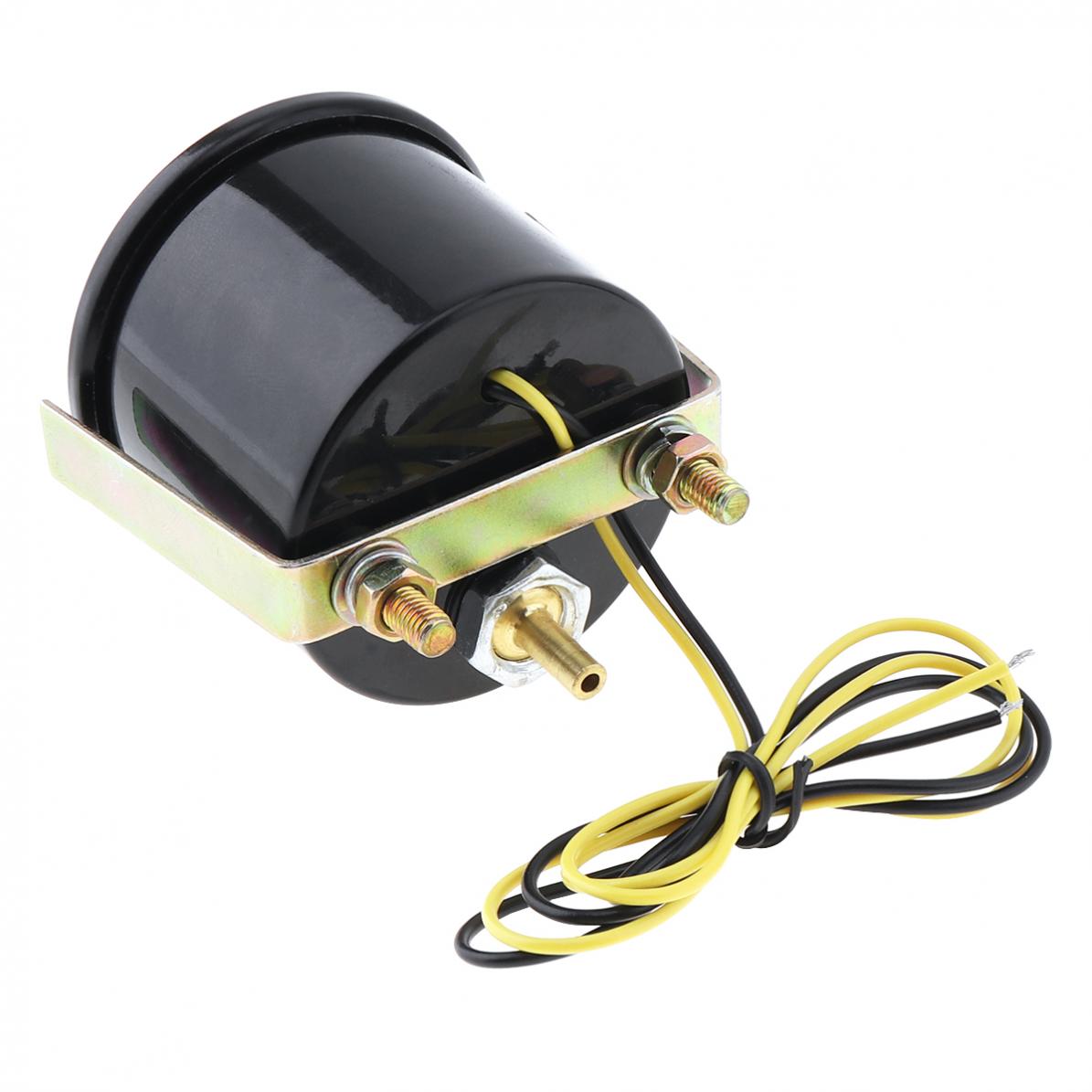 Medidor de Turbo Boost con Sensor para coche, barco y camión, color negro, 6032BL, 2 &quot;, 52mm, DC 12V, LED azul 0 ~ 30 pulgadas, Hg / 0 ~ 30PSI
