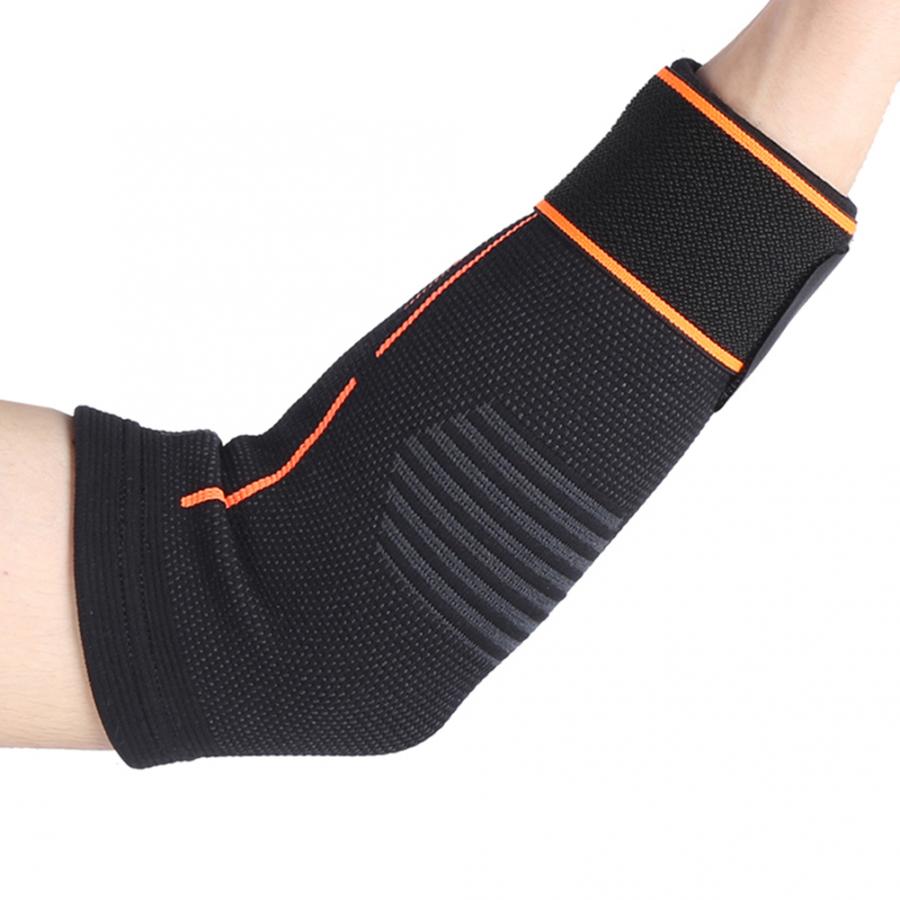 Elbow Support Bandage Outdoor Sports Knitting Elbow Brace Support Lengthen Arm Guard Sleeve Breathable Safety Protective Gear