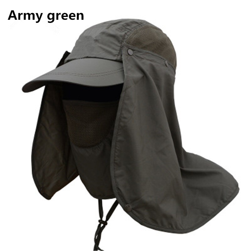 Unisex 9 Cores Sombrinha Chapéu De Pesca Ajustável Destacável Omnidirecional Oclusão Cap Mulheres Homens Todos Usam Esportes Tampas Coloridas