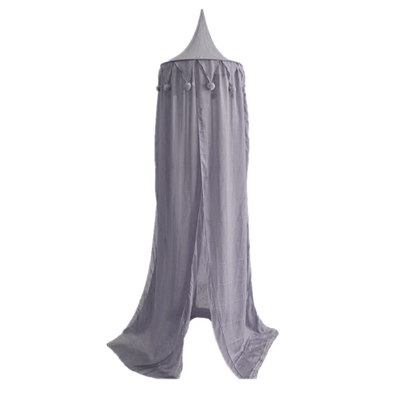 Kinderen Kids Bed Luifel Beddengoed Koepel Tent Room Decor Bedcover Klamboe Gordijn: Gray