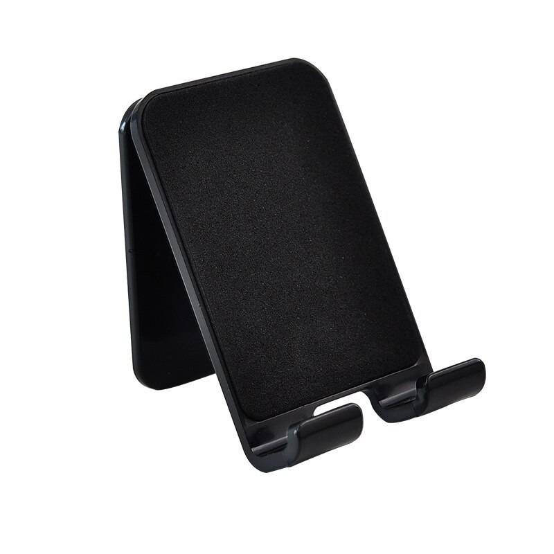 Wall-mounted Mobile Phone Bracket Universal Mobile Phone Desktop Bracket Tablet Computer Plastic Bracket: black
